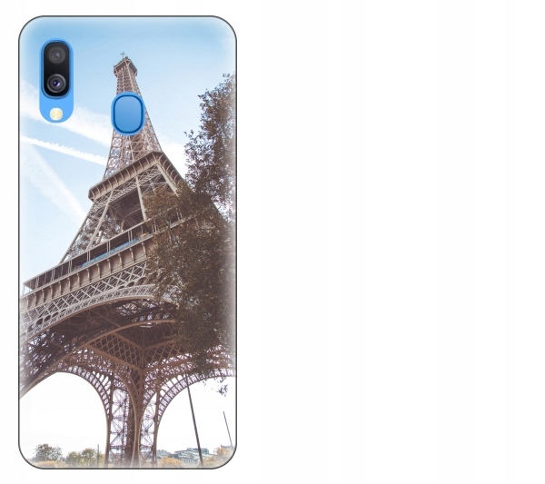

Etui pokrowiec Samsung Galaxy A40 Wieża Eiffla Par