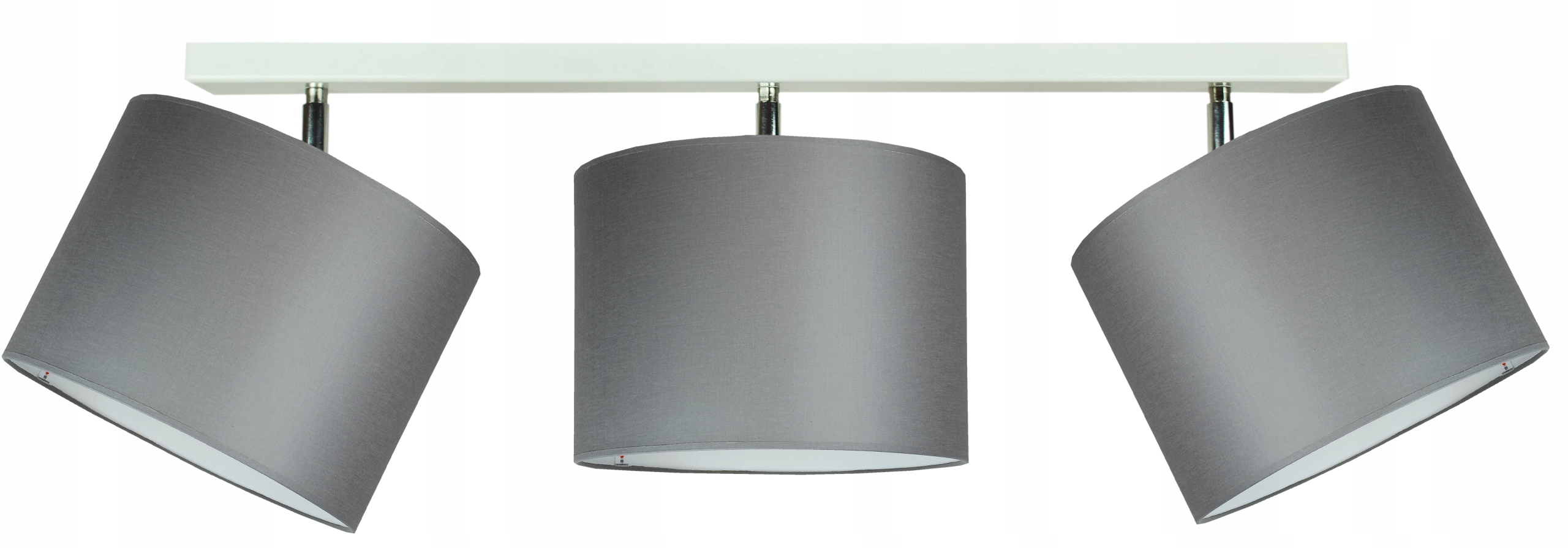 Moderní závěsná, stropní lampa, módní lustr, stínidlo 20 cm, šedá, Led