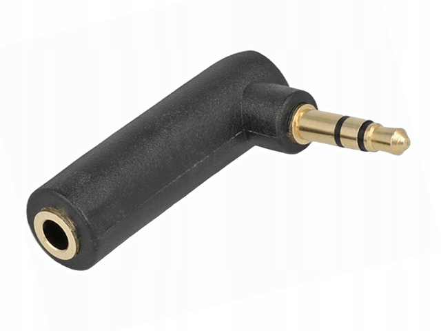 

Adapter Jack M/f 3,5'' stereo kątowy