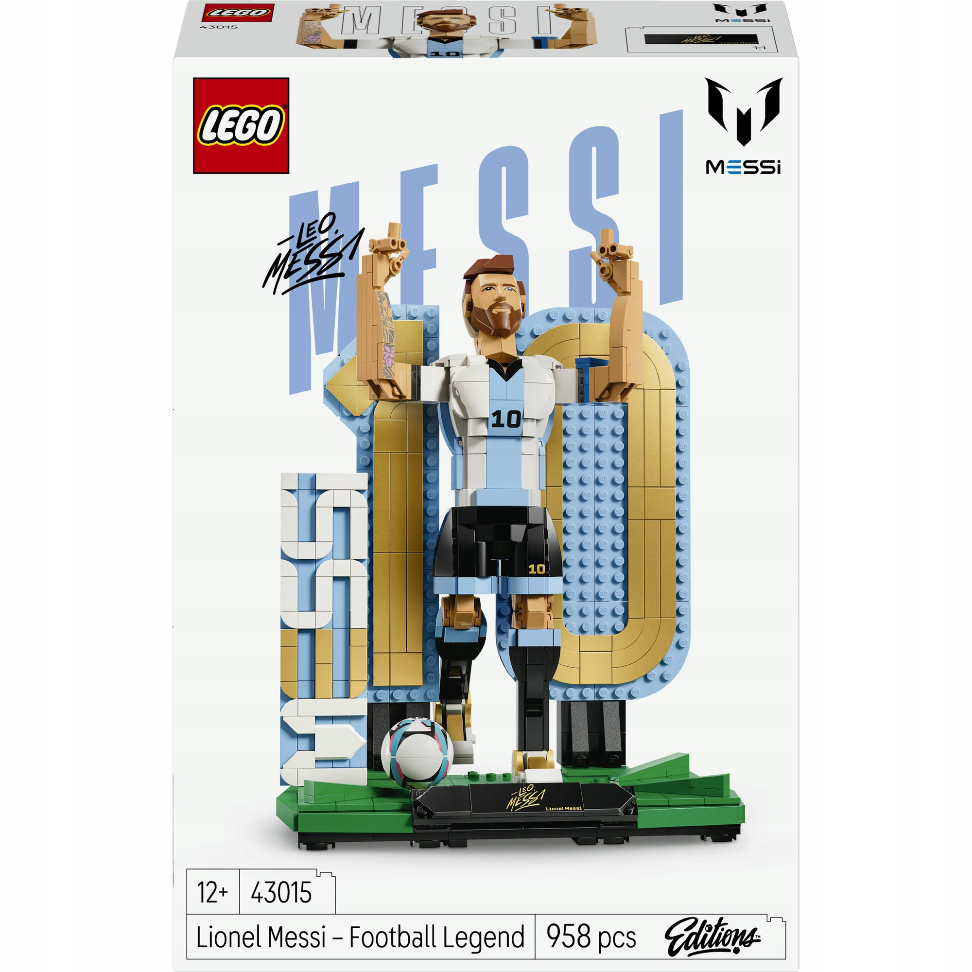 Lego Editions Football 43015 Lionel Messi – fotbalová legenda