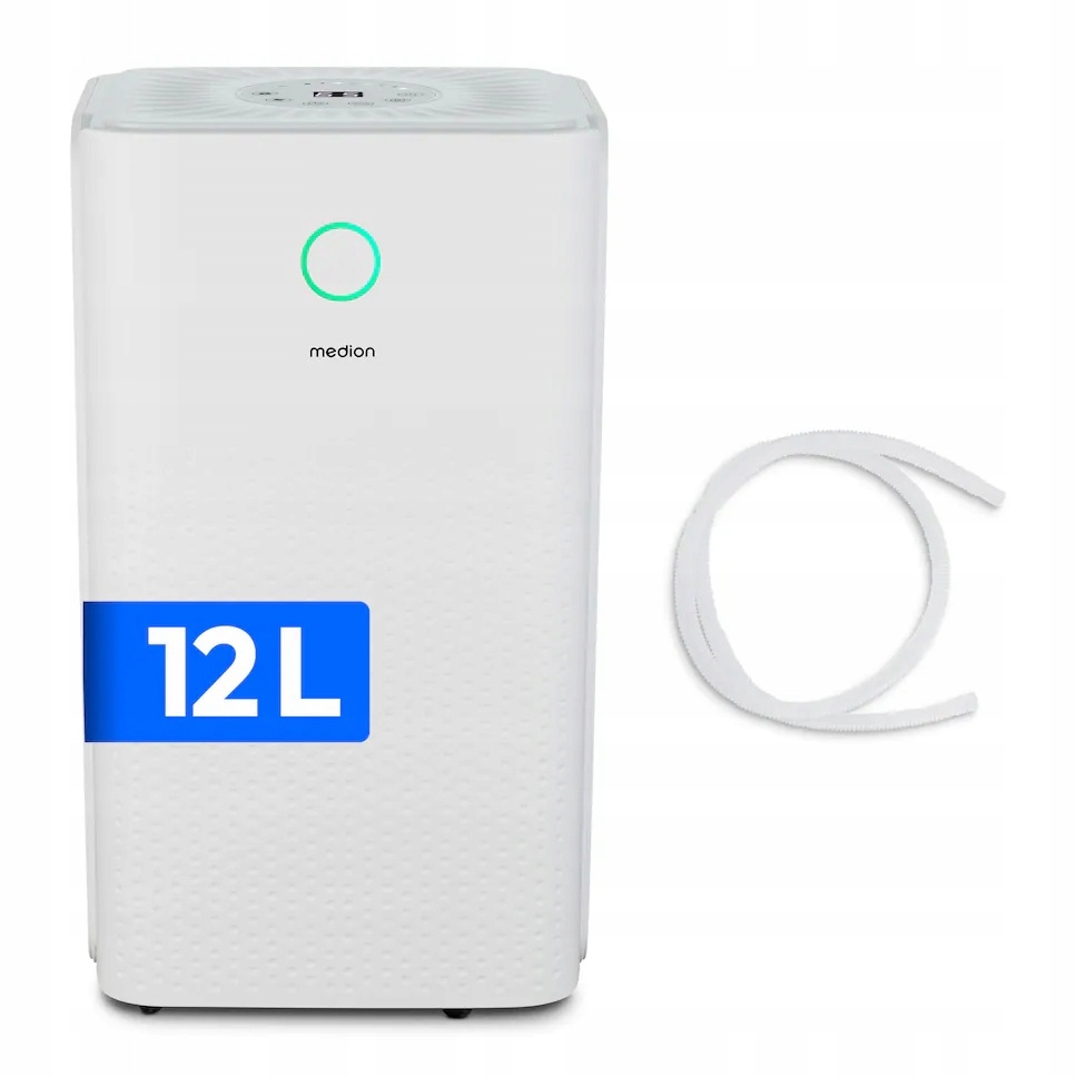 Osuszacz Powietrza 12L 3 Tryby Sterowanie Dotykowe Timer Biały