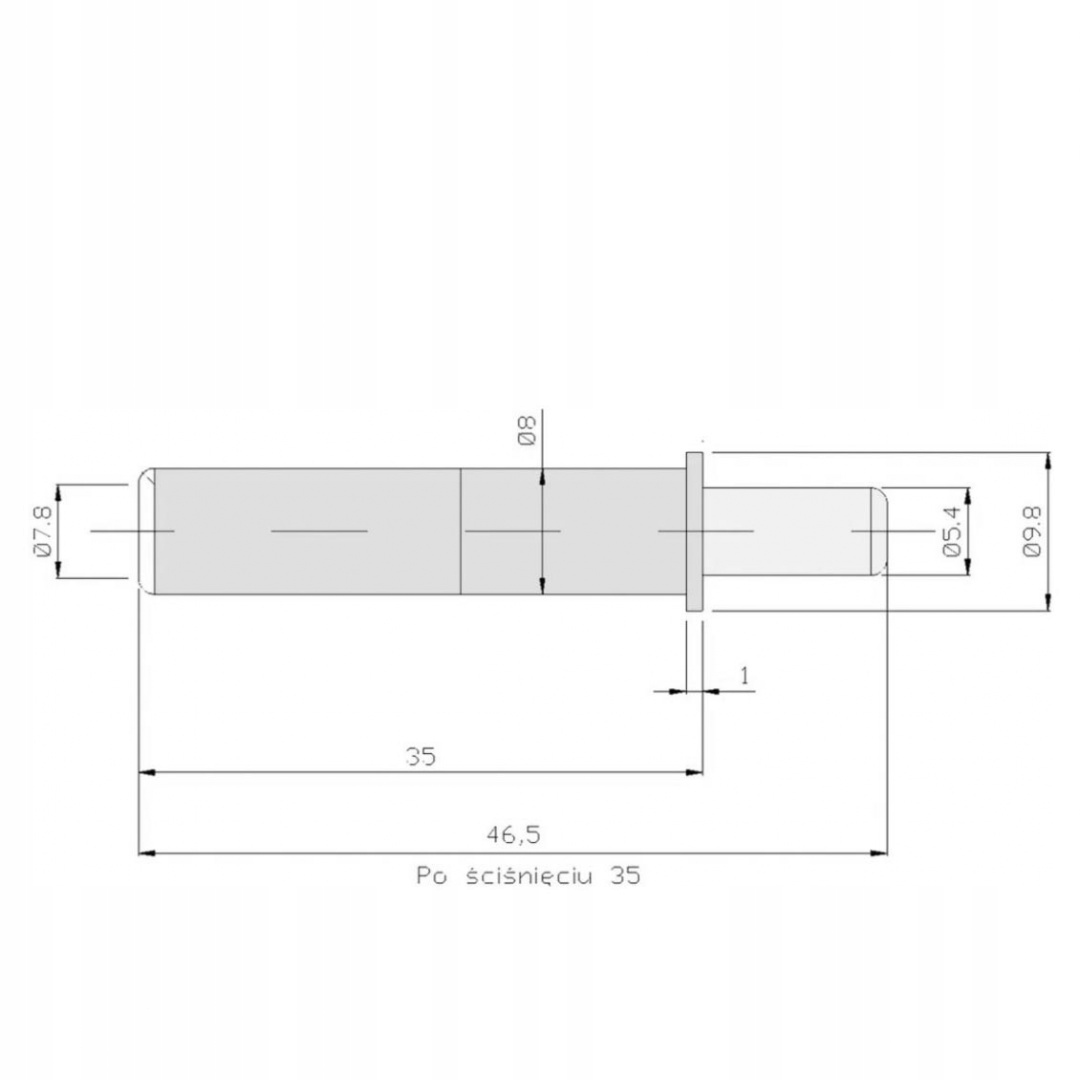 AMORTYZATOR HAMULEC SPOWALNIACZ SZARY AIRTIC + ADAPTER Marka Merkury