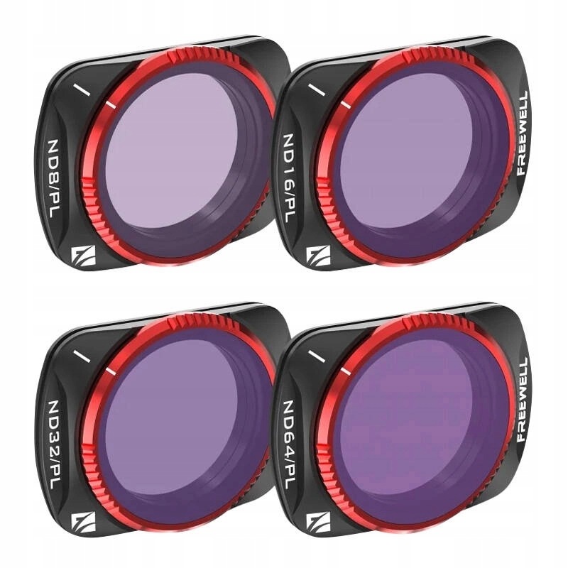Sada 4 filtrov Freewell Bright Day pre Dji Osmo Pocket 3 4