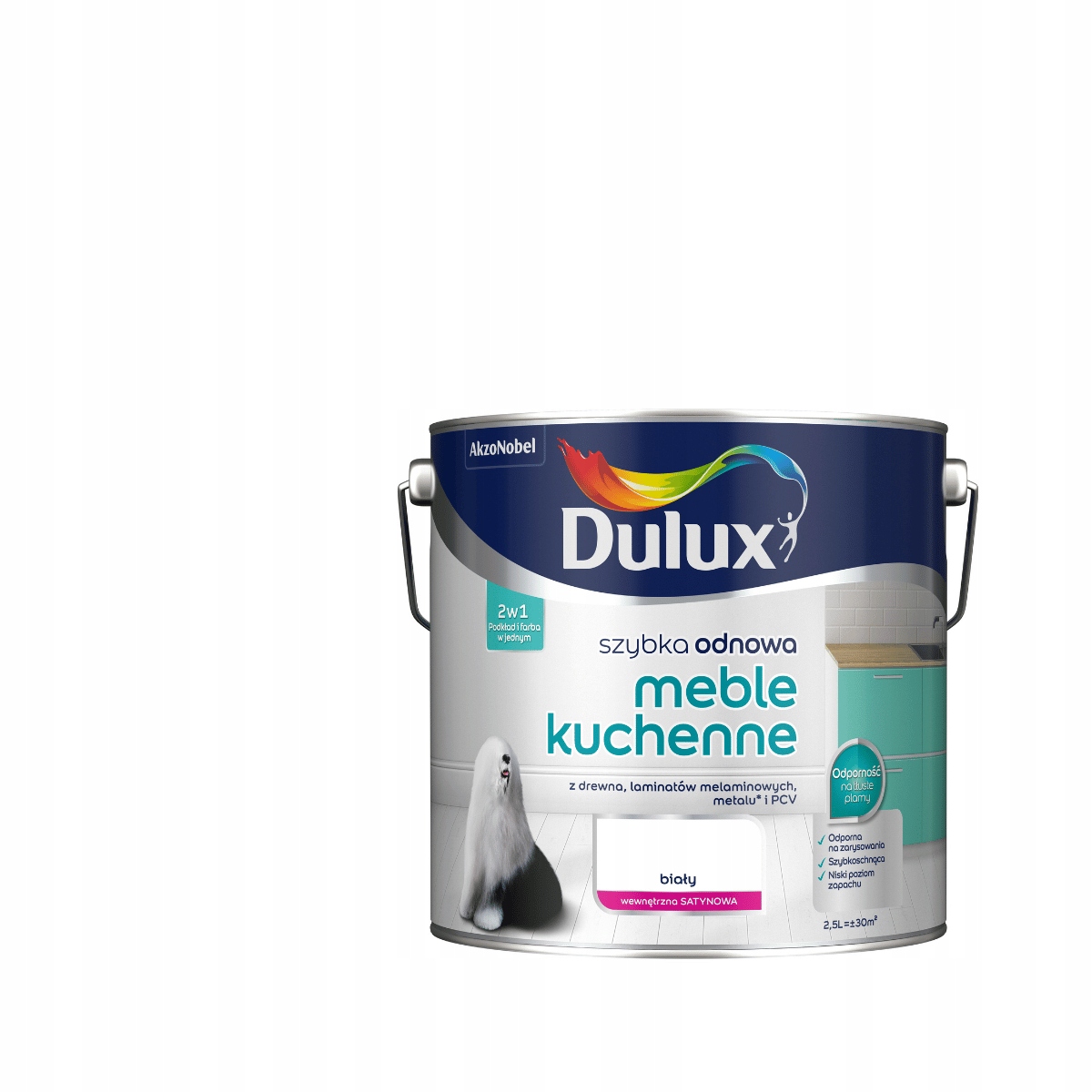 

Dulux Szybka Odnowa Meble Kuchenne 2,5L Biała