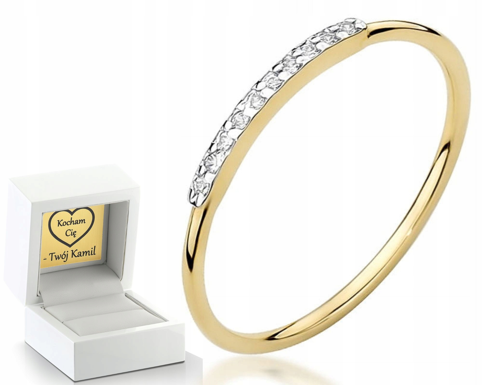 Zlatý Prstýnek S Gravírování Bonus 585