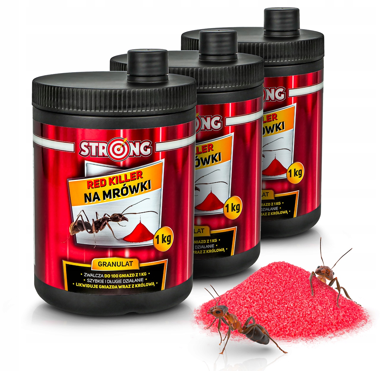 3 Kg Środek Na Mrówki Proszek Na Mrówki Zwalcza Gniazda Red Killer Strong