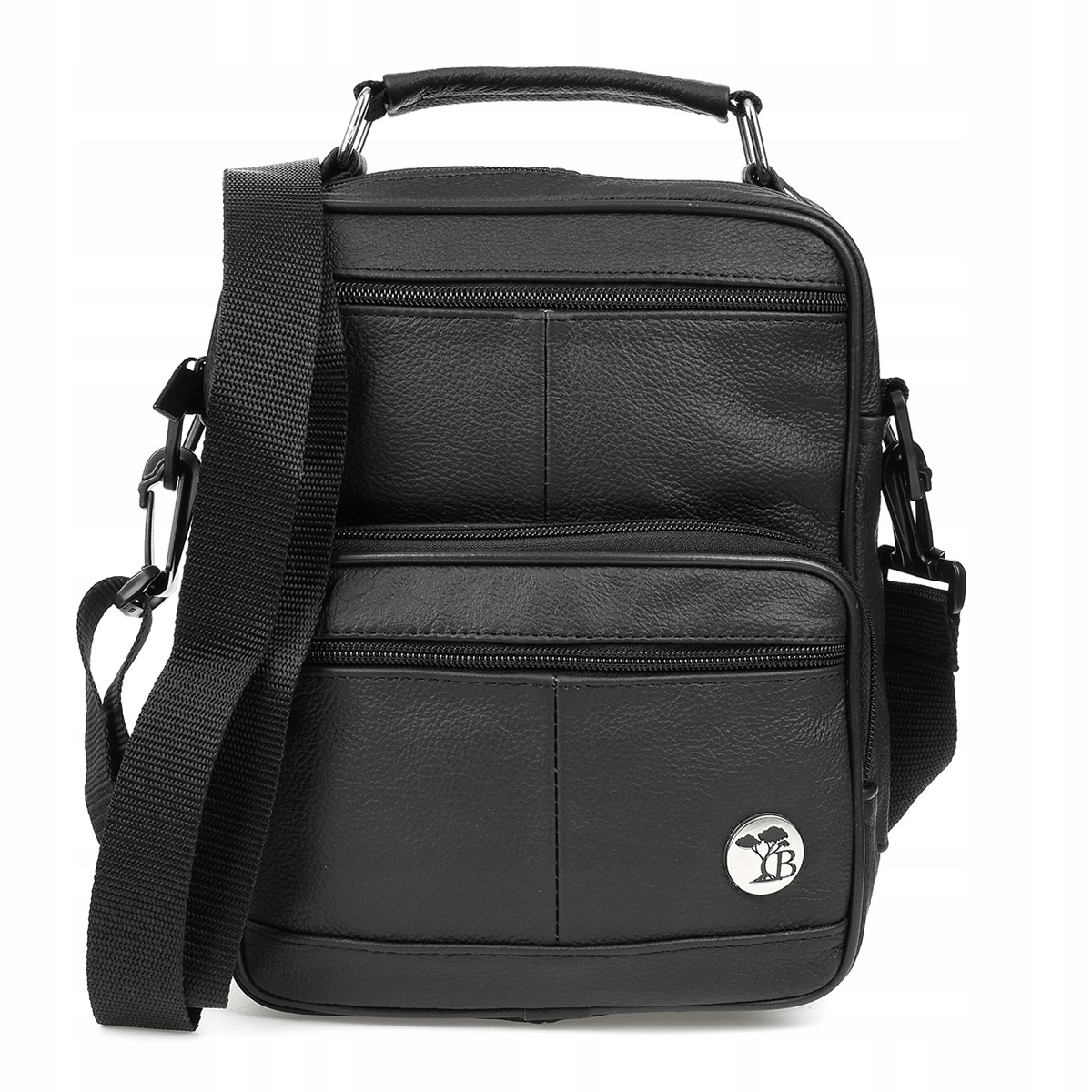 Pánská kožená taška s malou reportovkou Beltimore