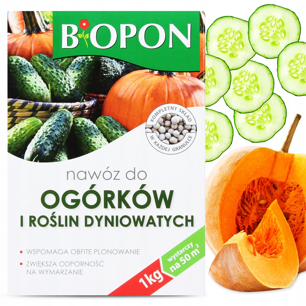 

Nawóz Granulowany Ogórków Warzyw Dyni Cukinii 1 kg