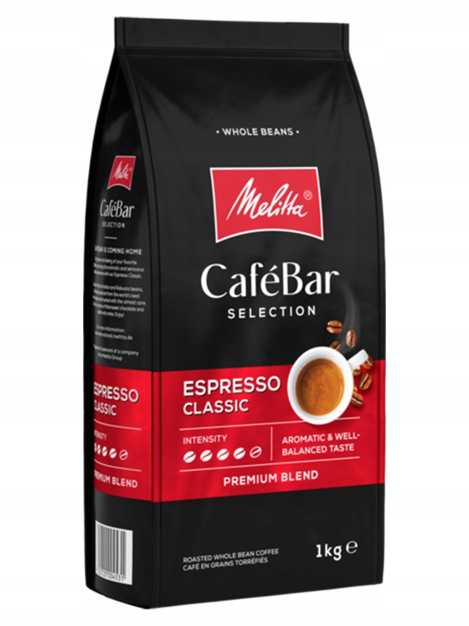 Levně Káva zrnková Melitta CafeBar Espresso Classic káva 1000g
