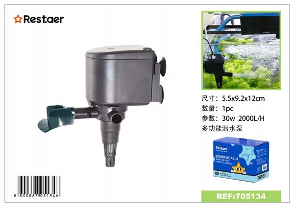Levně Výkonná ponorná pumpa 30 W pro akvária