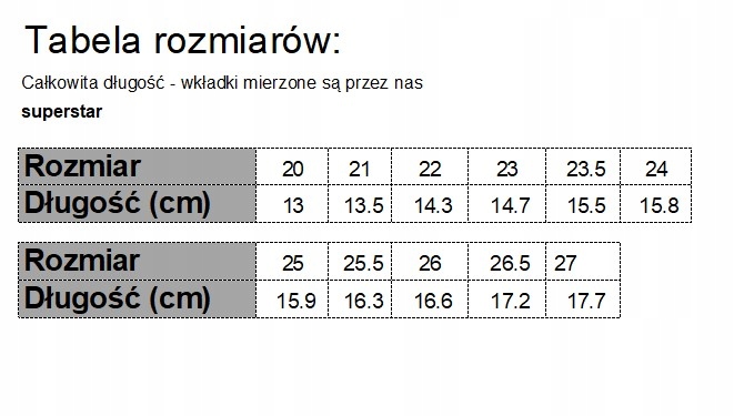 ADIDAS BUTY DZIECIĘCE SUPERSTAR CF I EF4842 R 27 Kod producenta EF4842