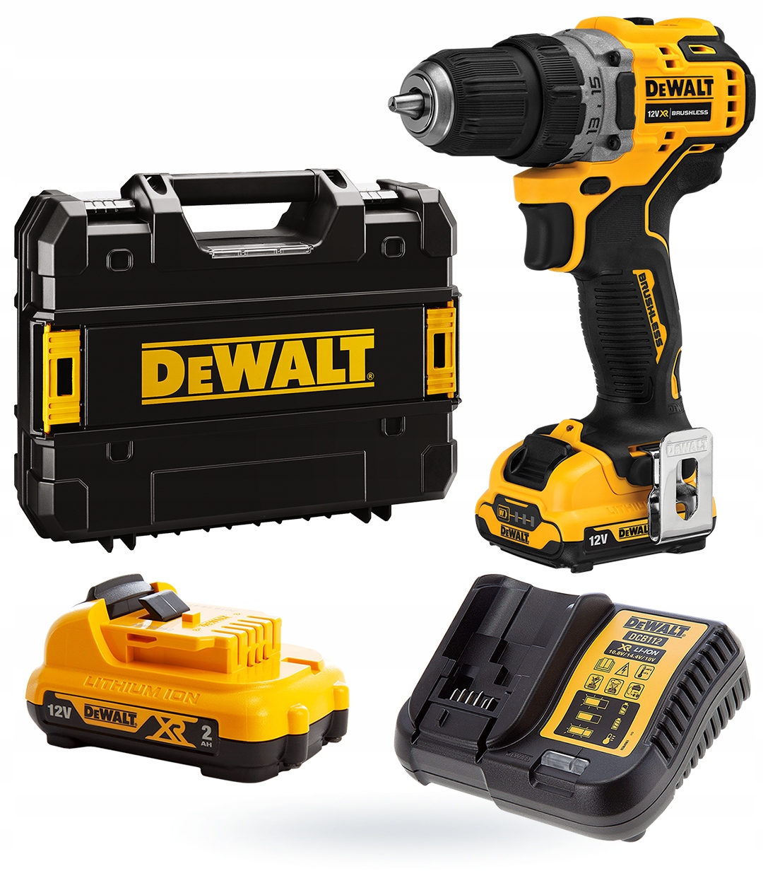 Dewalt WIERT-WKRĘT.DCD701D212V 2x2,0 ah Tstak