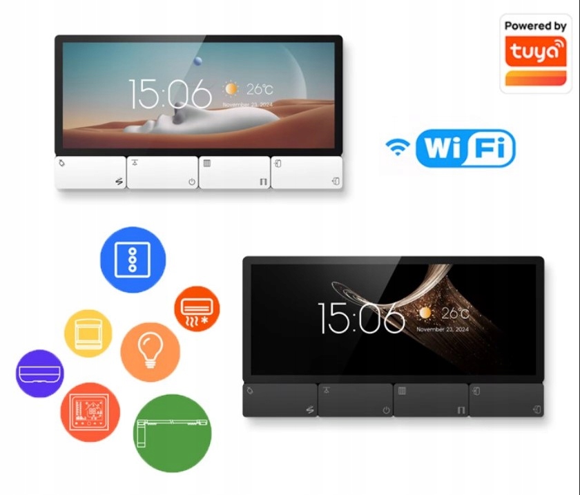 Inteligentný Panel Obrazovky Diaľkové Ovládanie Brána Zigbee Wifi Bt Tuya Alexa