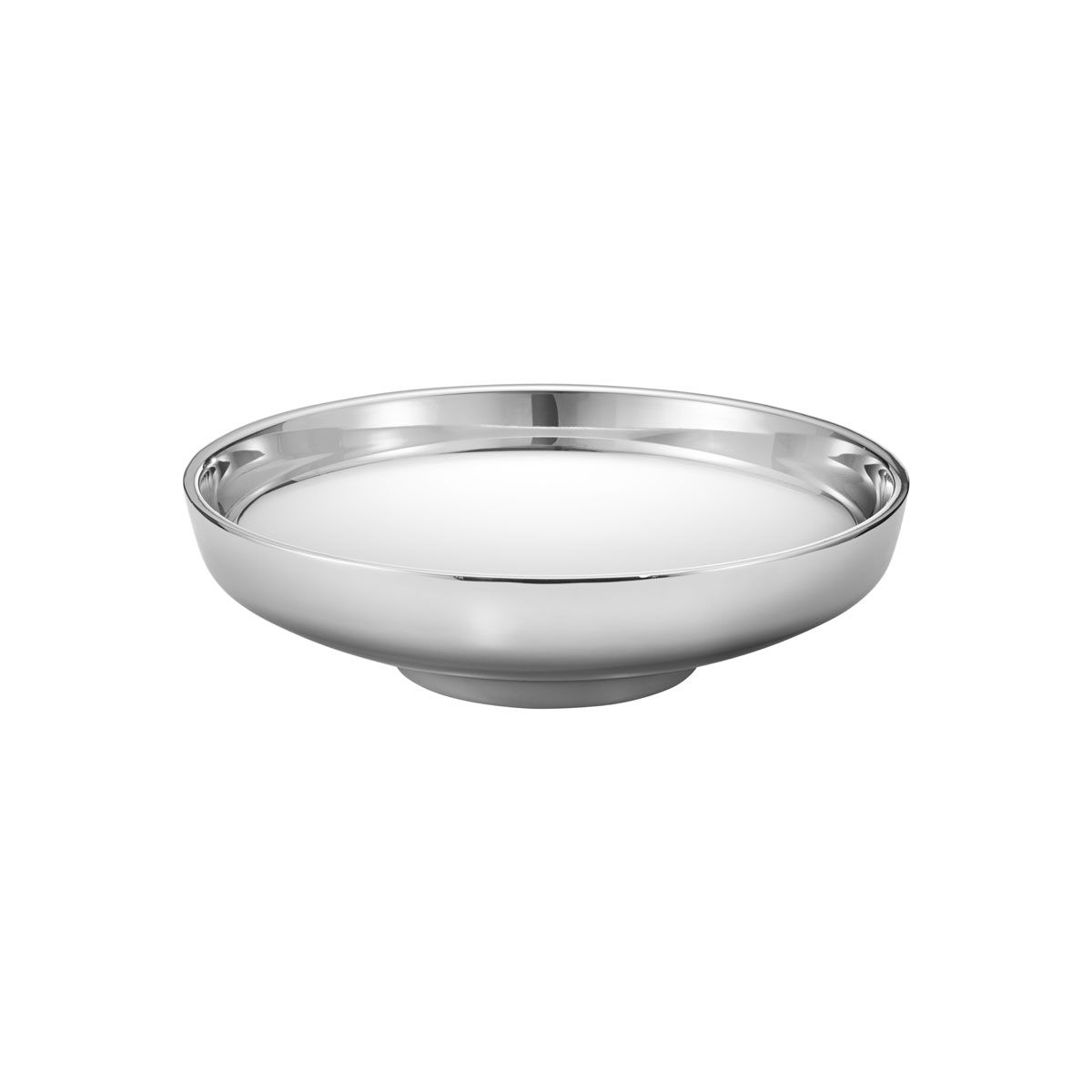 Georg Jensen Henning Koppel Oceľová servírovacia misa 28 cm, strieborná