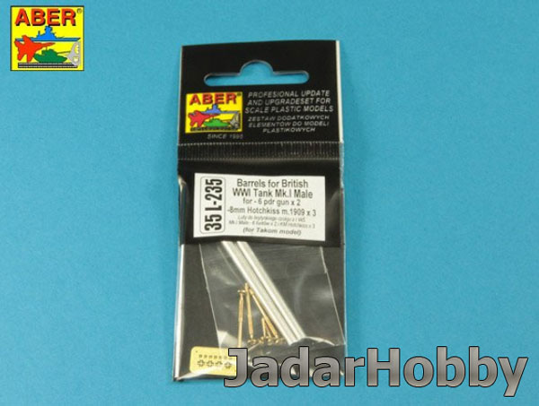 Aber 35L-235 1/35 Lufy pro britský tank Mk.I Male (Takom)