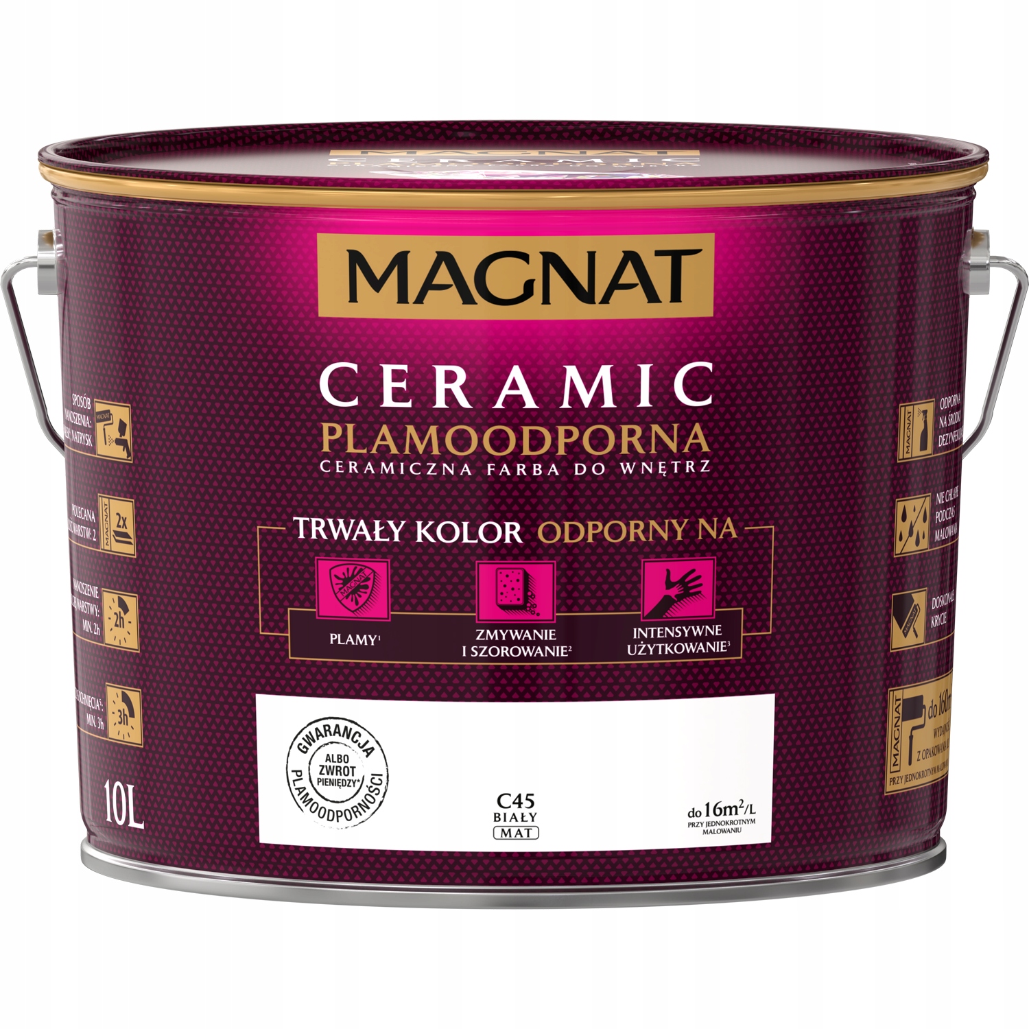

Farba Ceramiczna Magnat Ceramic C45 Biały 10L