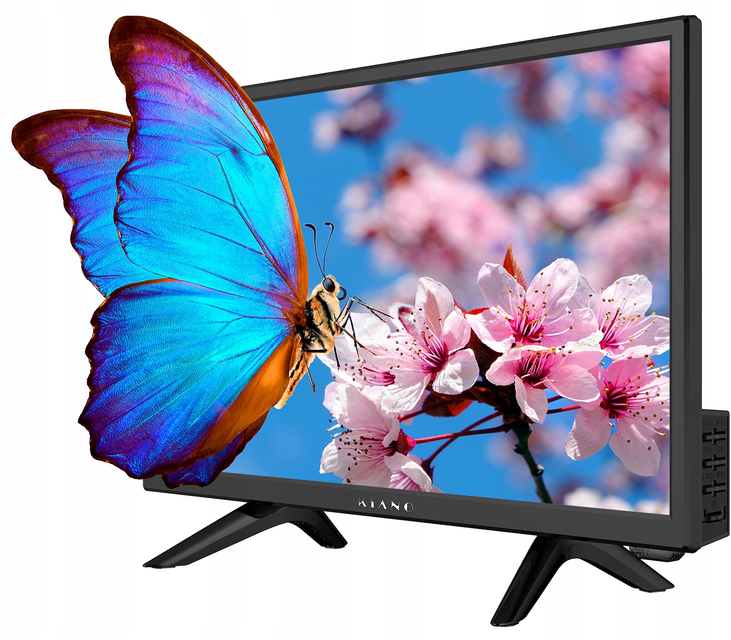 Telewizor 19 cali Led Kiano Slim Tv Travel Hd Ready czarny