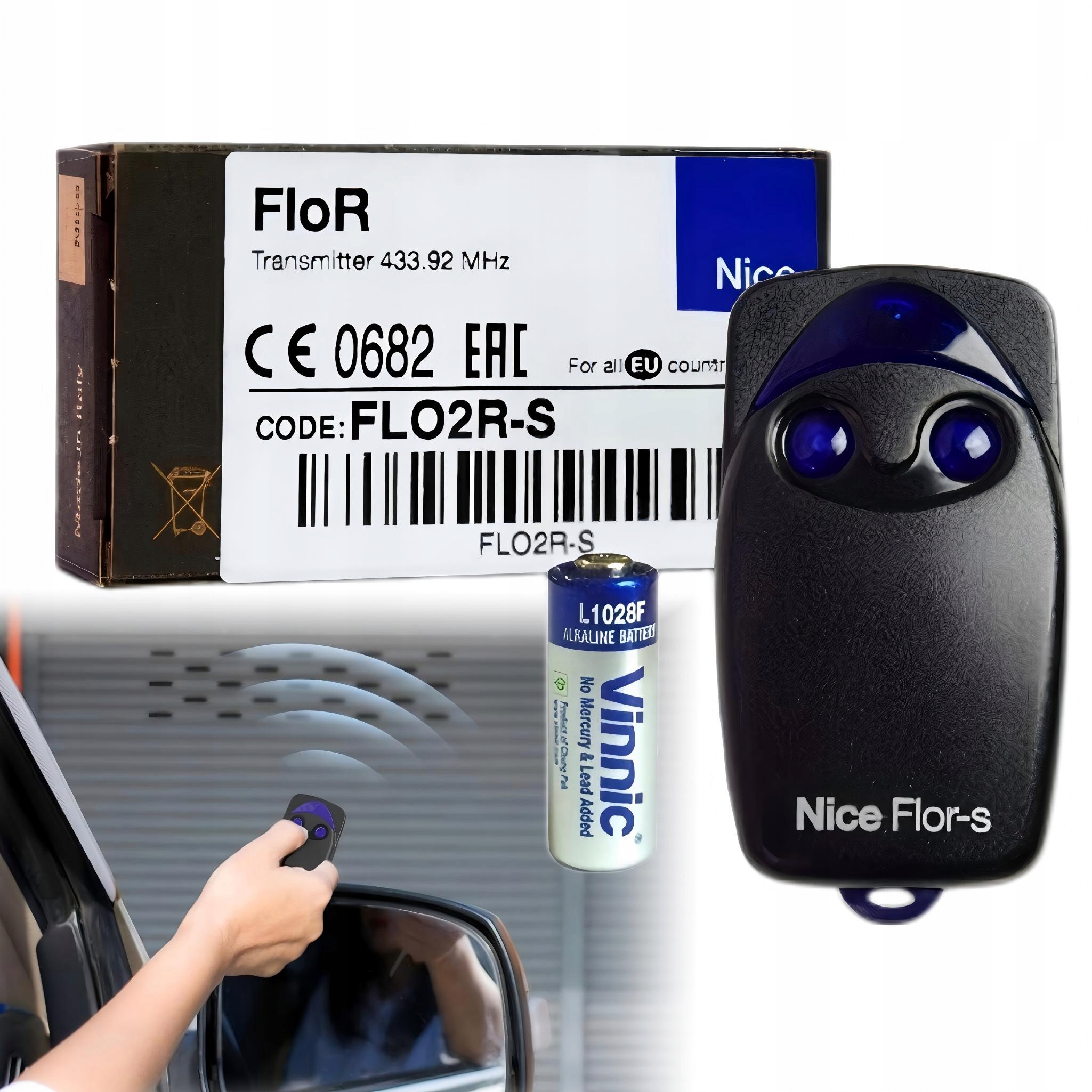 Pilot Nice FLO2R-S FLO2 FLOR-S FLO2RS, 8015817930787 • Cena • Opinie ...