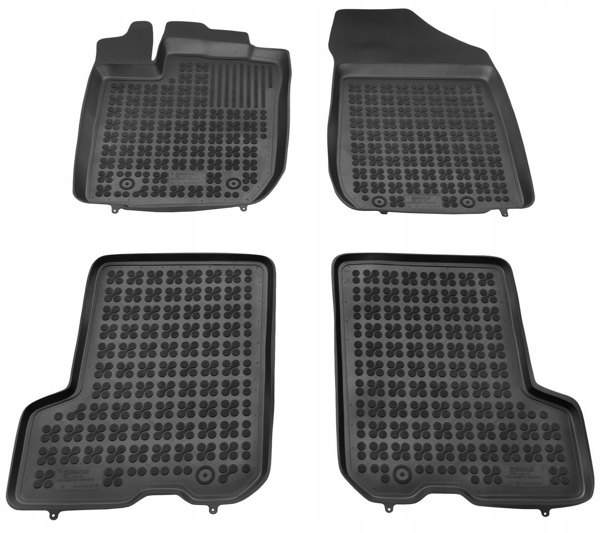 Килимки Різати-Пластик резинові 202406 4 el.