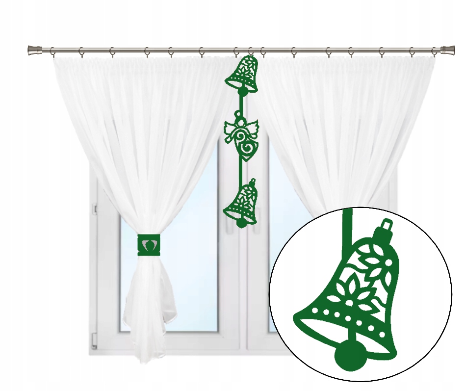 

Firana Świąteczna zawieszka Boże Narodzenie Ażur