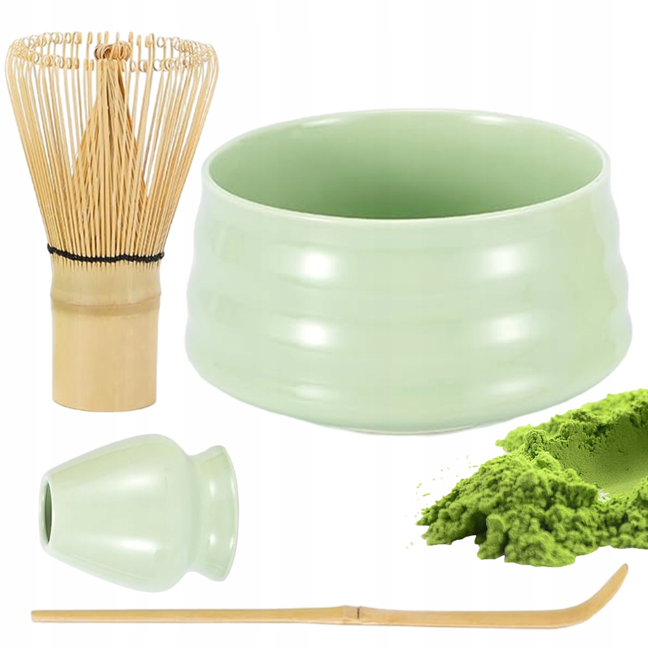 Levně tradiční sada na vaření matcha z přírodního bambusového dřeva
