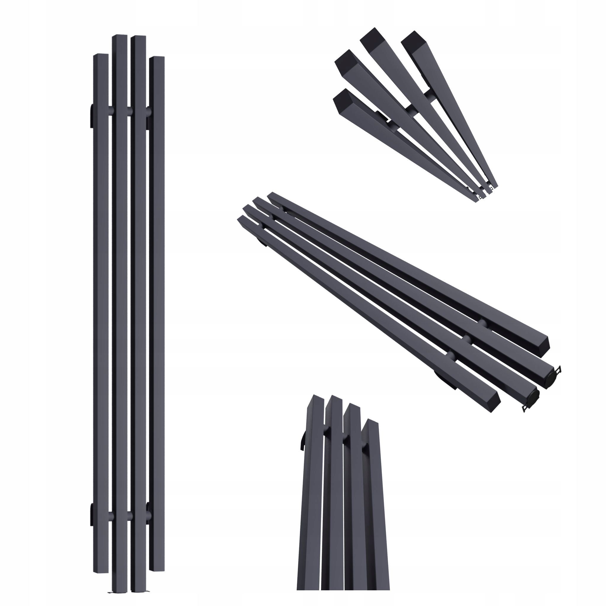 Dekorativní radiátor Bigben 160x18 grafit