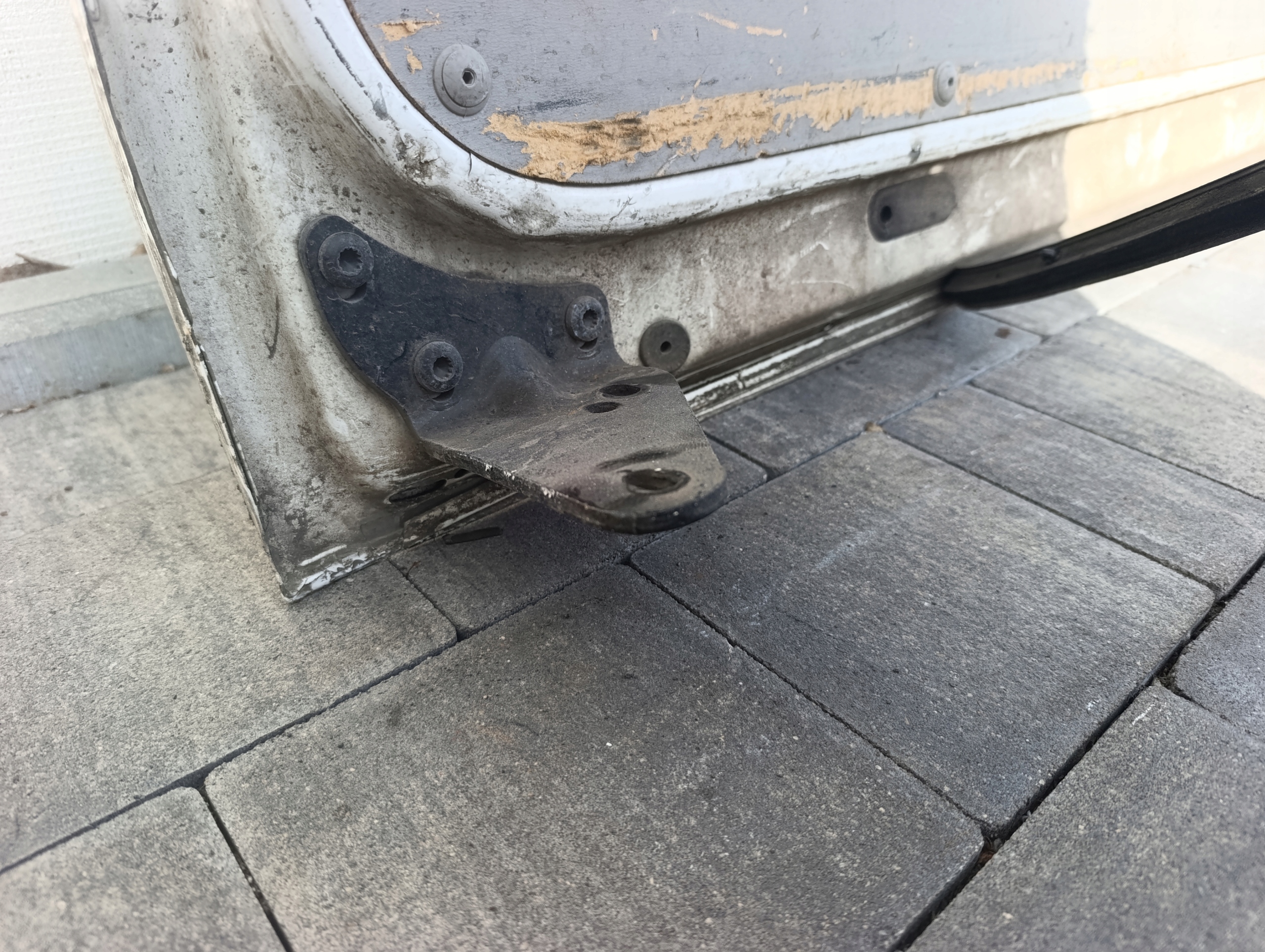 door sliding VW T6 side right biale LB9A