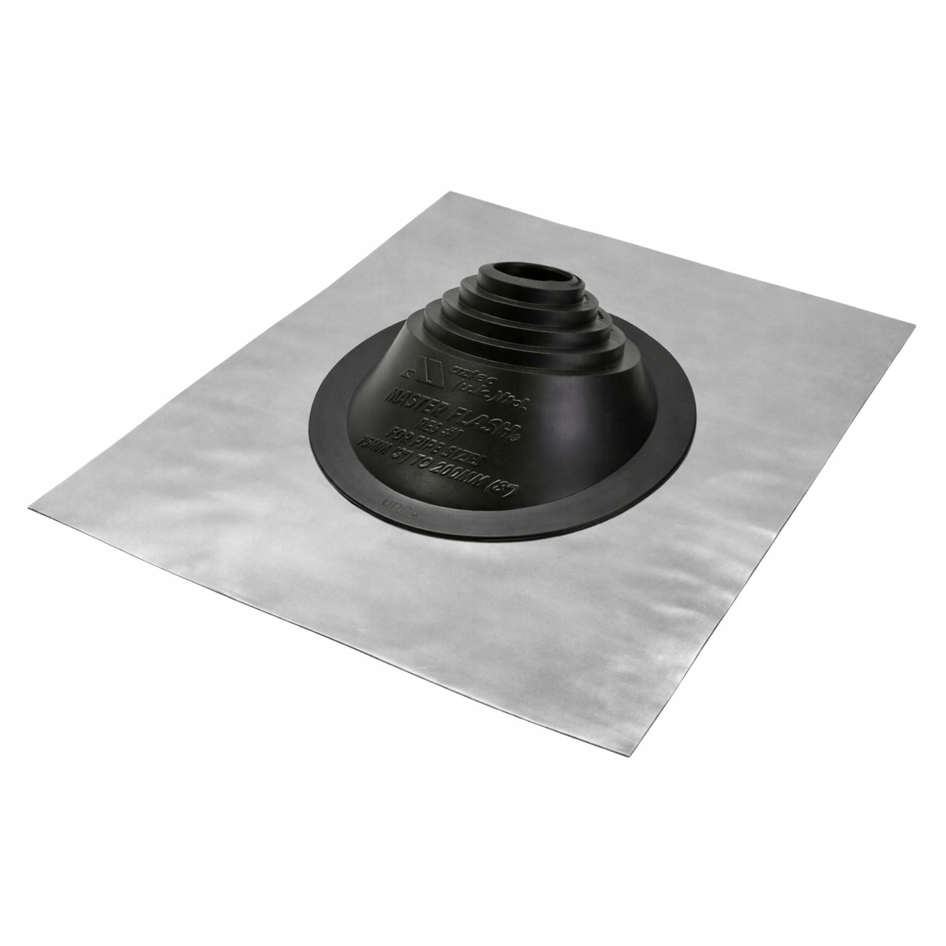 Strešný priechod Master Flash Residential č. 1 (75-200 mm) Čierny Epdm