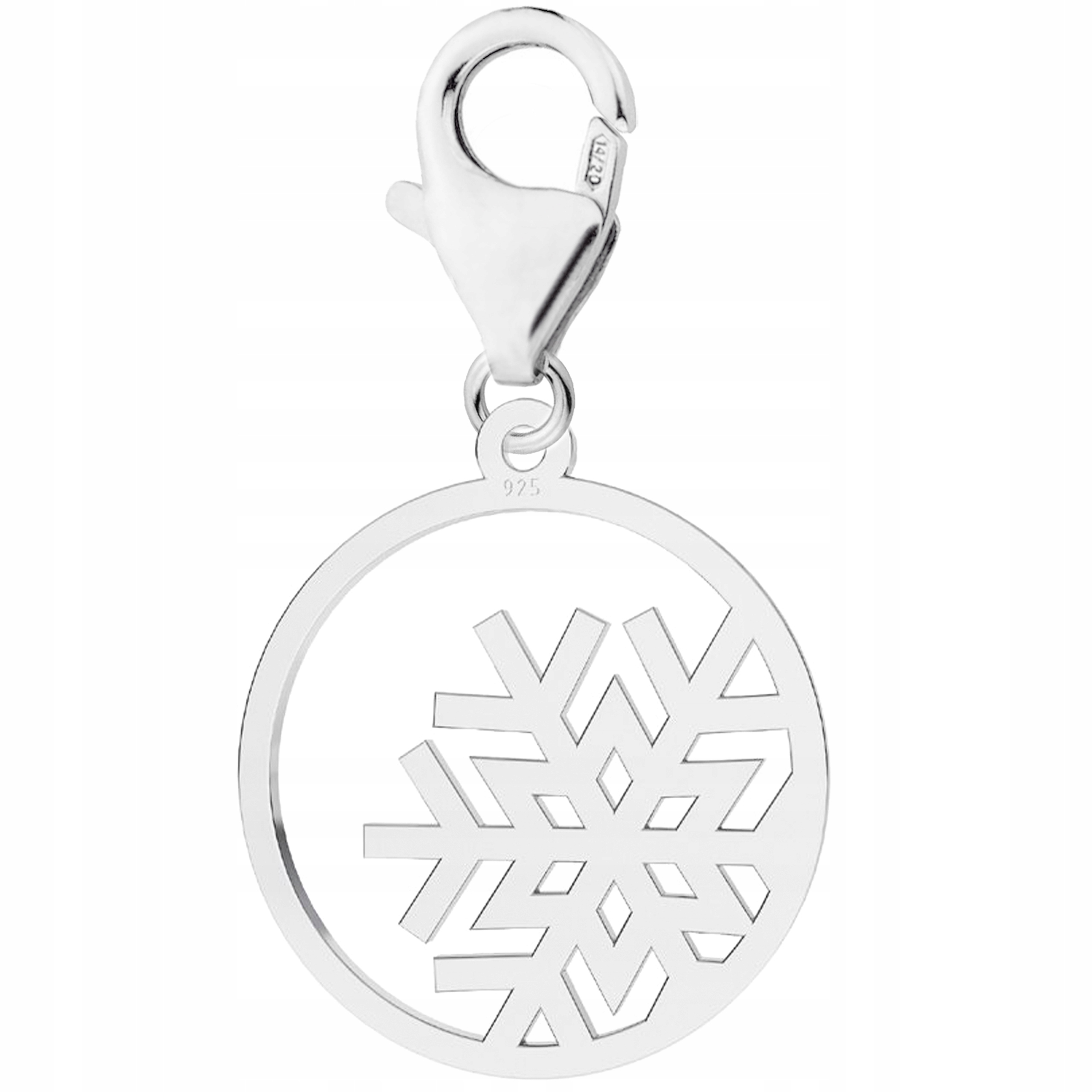 Stříbrný přívěsek s vločkou Sněhová vločka Zima Sníh Sněhurka Stříbro 925