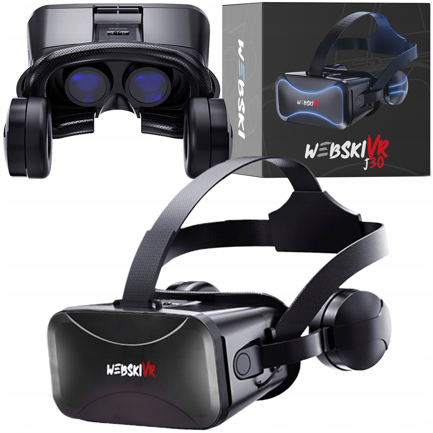 Okulary Vr Gogle 3D 360 Do Telefonu Do Gier Z Słuchawkami Najlepszy