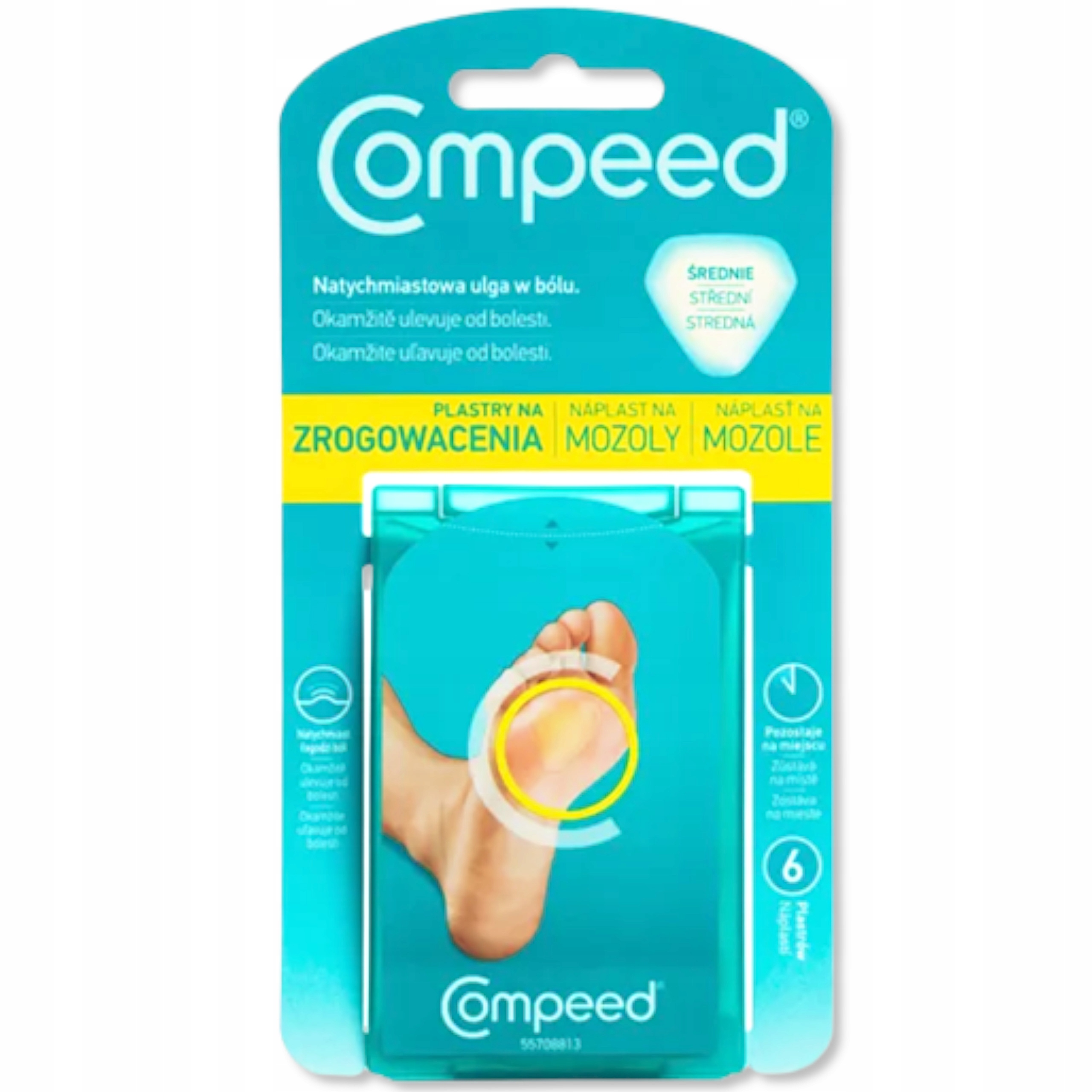 

Compeed plastry na zrogowacenia 6 sztuk