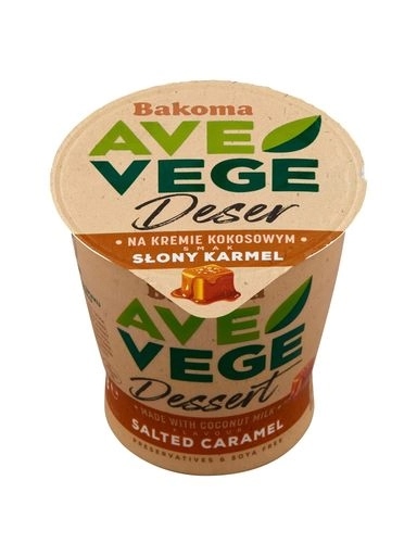 Levně 9x Dezert Ave Vege Slaný Karamel Bakoma 150 g