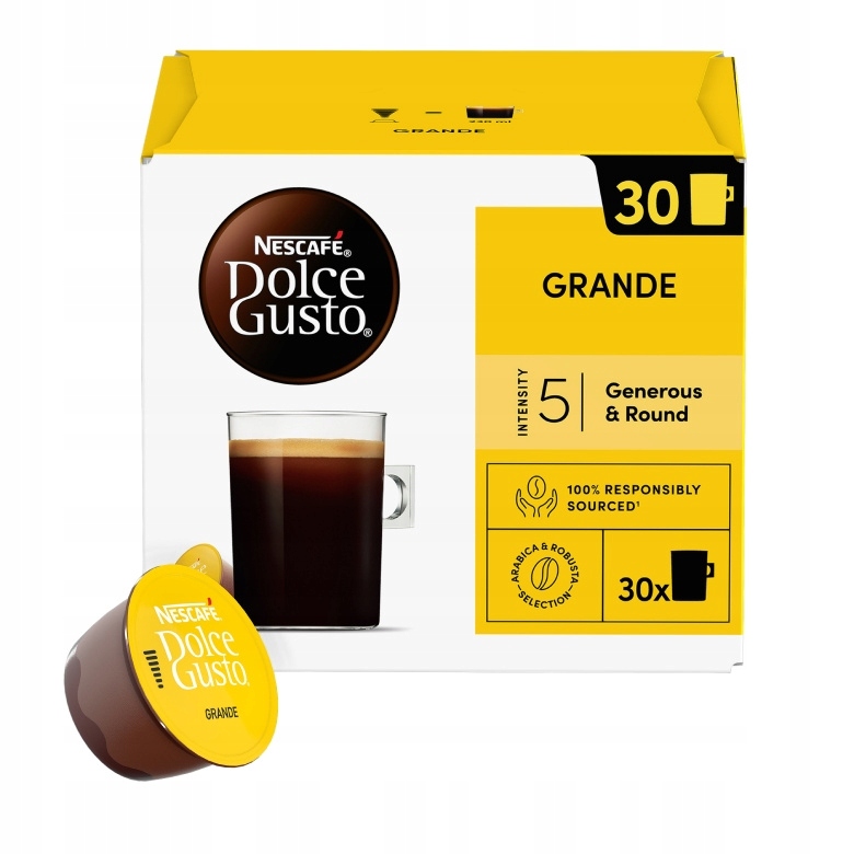 Капсулы Nescafe Dolce Gusto Grande 30шт