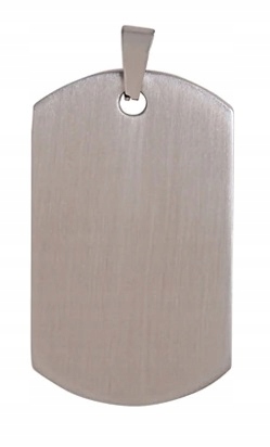 SREBRNY NIEŚMIERTELNIK BLASZKA ZAWIESZKA STAL