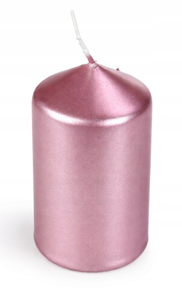 Świeca dekoracyjna różowa,8 cm,Ø 4,7 cm, czas palenia 16h
