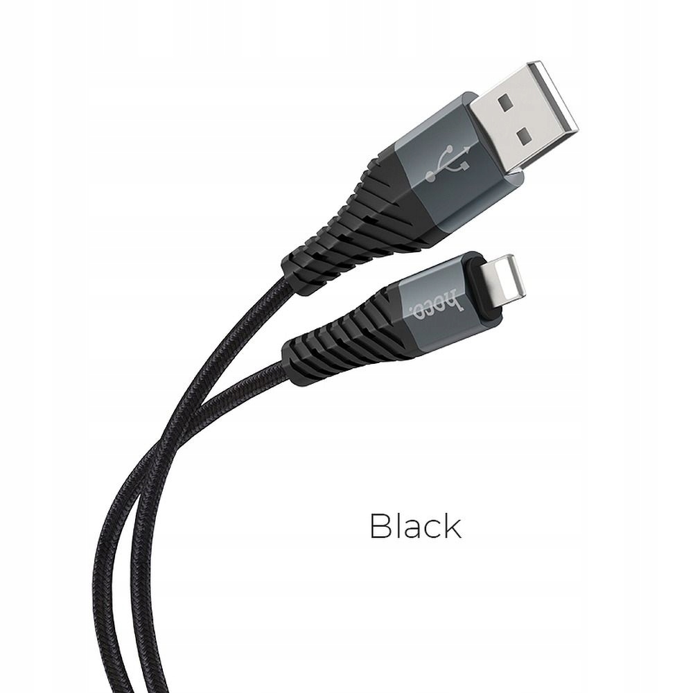 Hoco kabel Usb A do Lightning 2,4A X38 1 m czarny