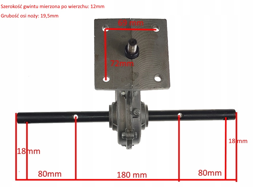 PRZEKŁADNIA GLEBOGRYZARKI MASTER CUT SHB60T Marka Master-Cut