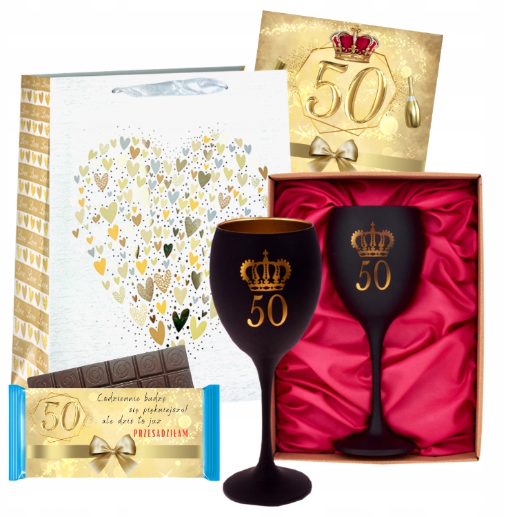 Na 50 Urodziny Dla Kobiety Idealny Upominek Wyjątkowy Zestaw