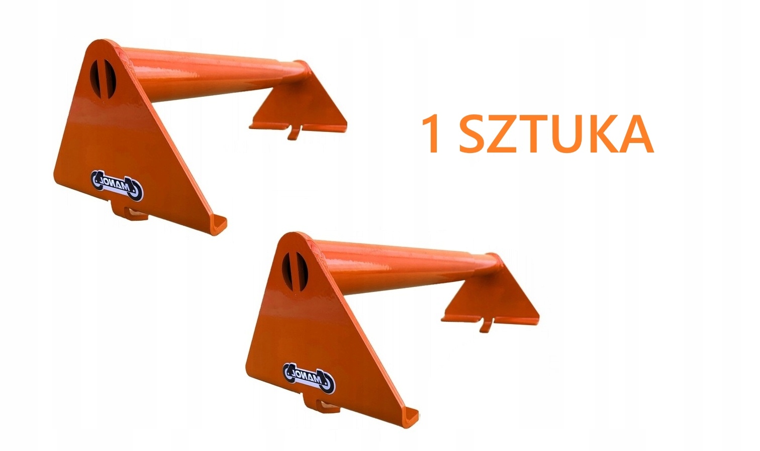Oranžová klinová stopka na kolo s natahovacím nájezdem autolavety 29-46 cm