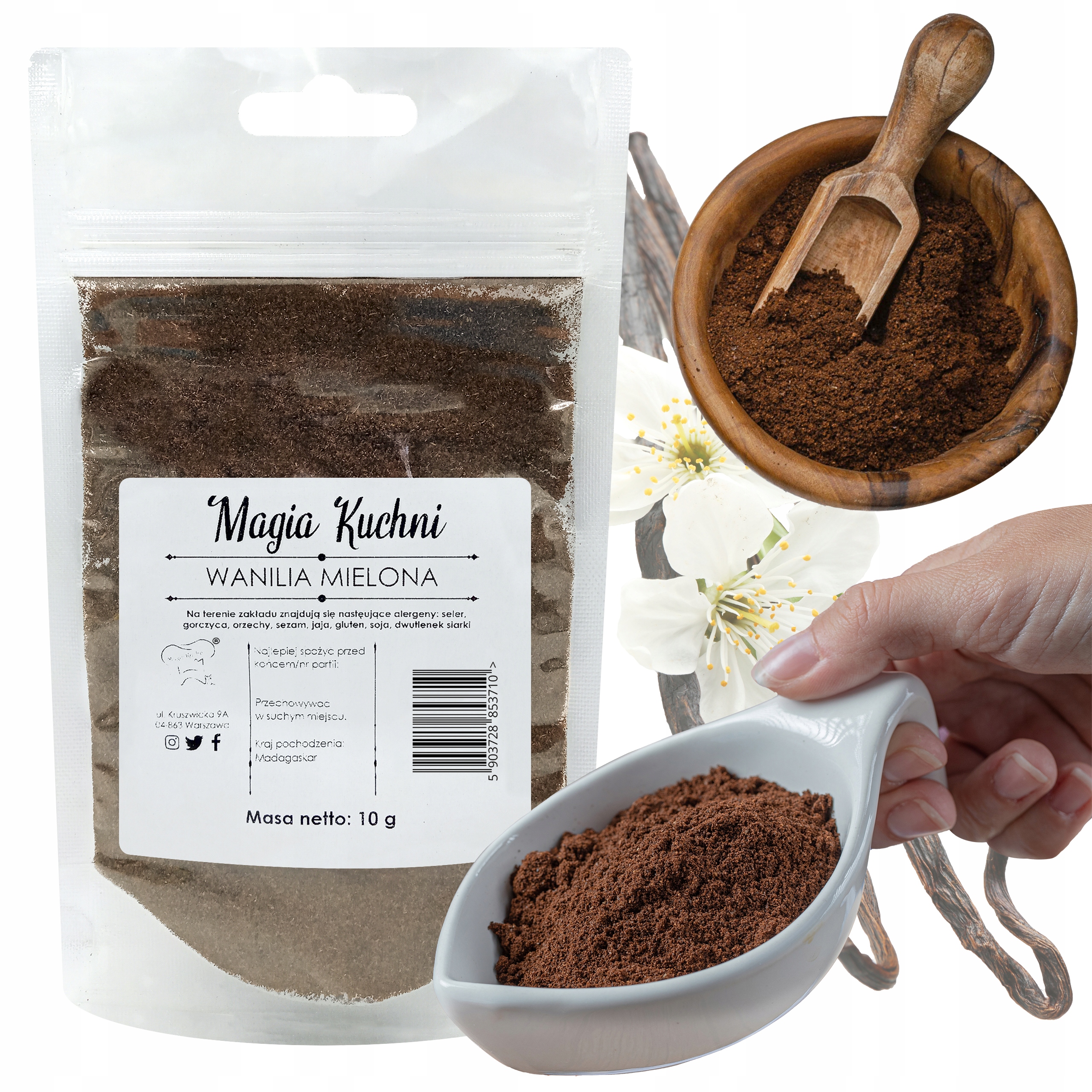 MIELONA WANILIA naturalna BEZ CHEMII Madagaskar