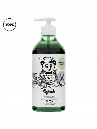 Levně 3X Yope Přírodní prostředek na nádobí Okurka 750 ml