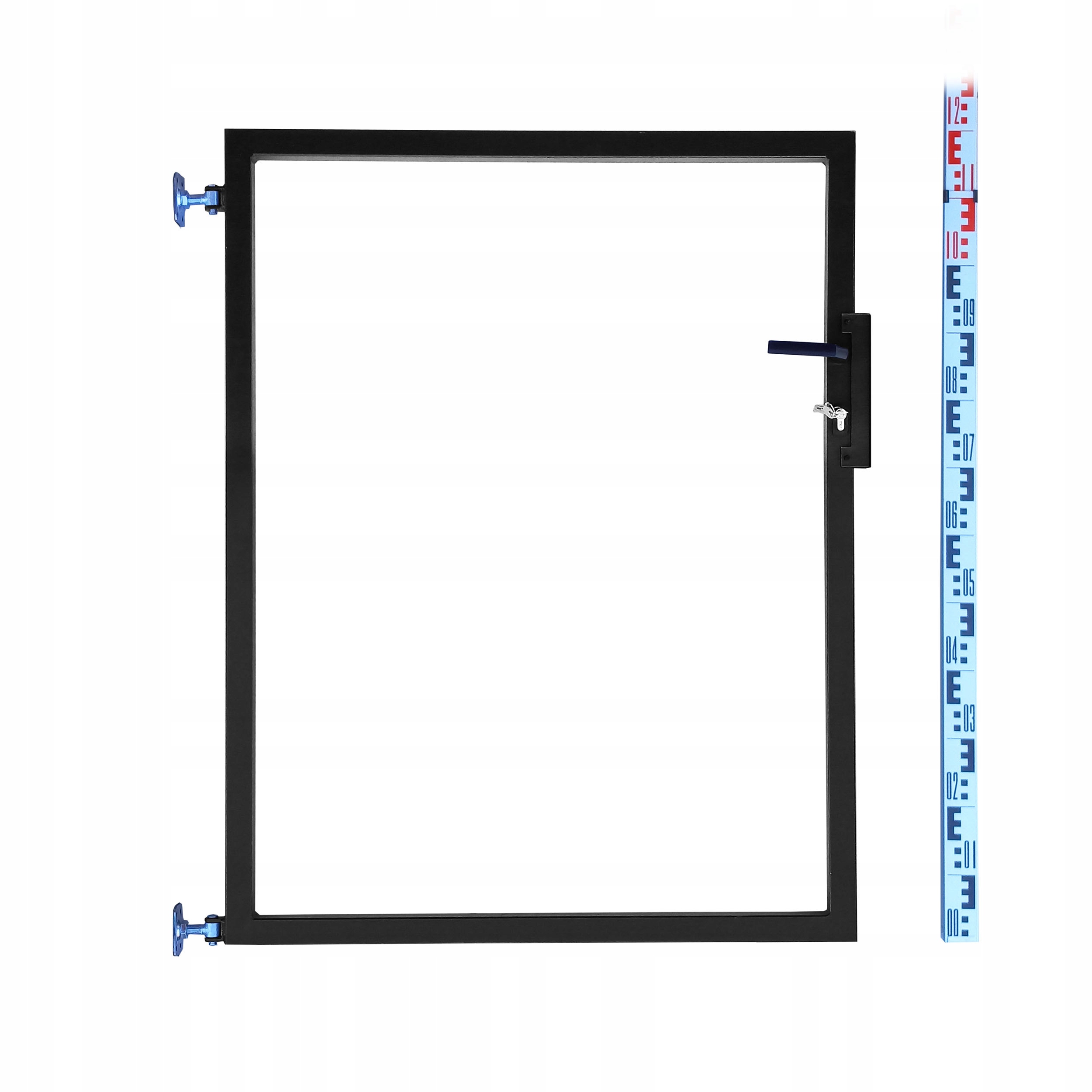 Bránka Rámeček pro štafle a panely 120 cm Černá RAL9005 štafle Rama