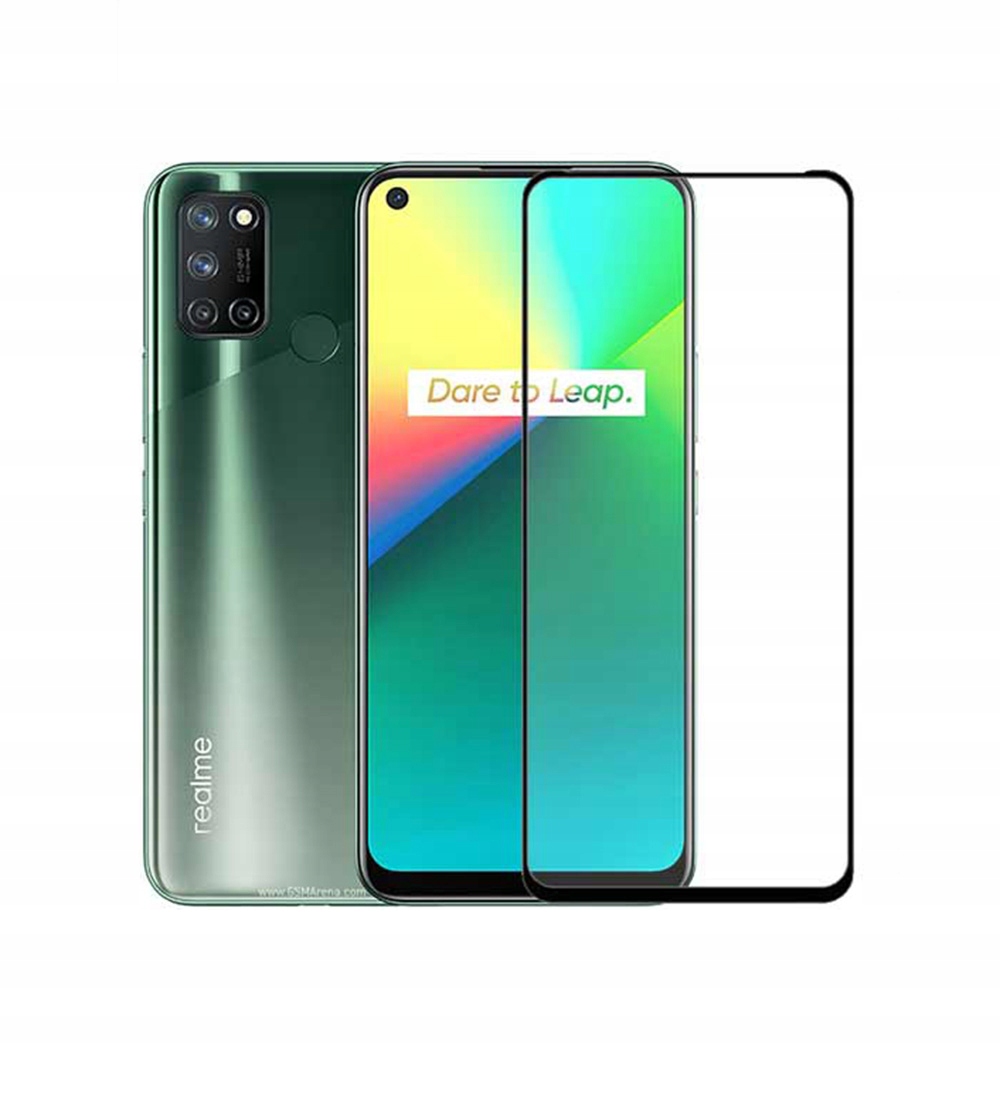 Szkło Hartowane Pełne z Ramką do Realme 7i