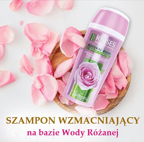 Różany szampon wzmacniający do włosów 250ML Roses