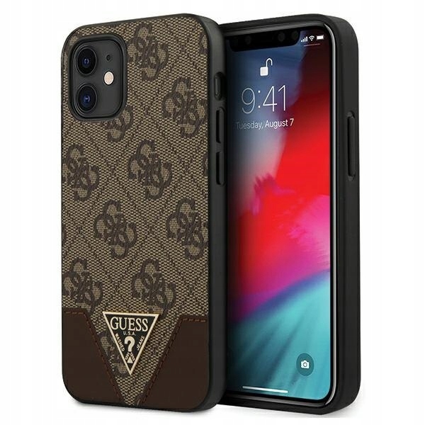 

Guess Etui do Apple iPhone 12 mini brązowe
