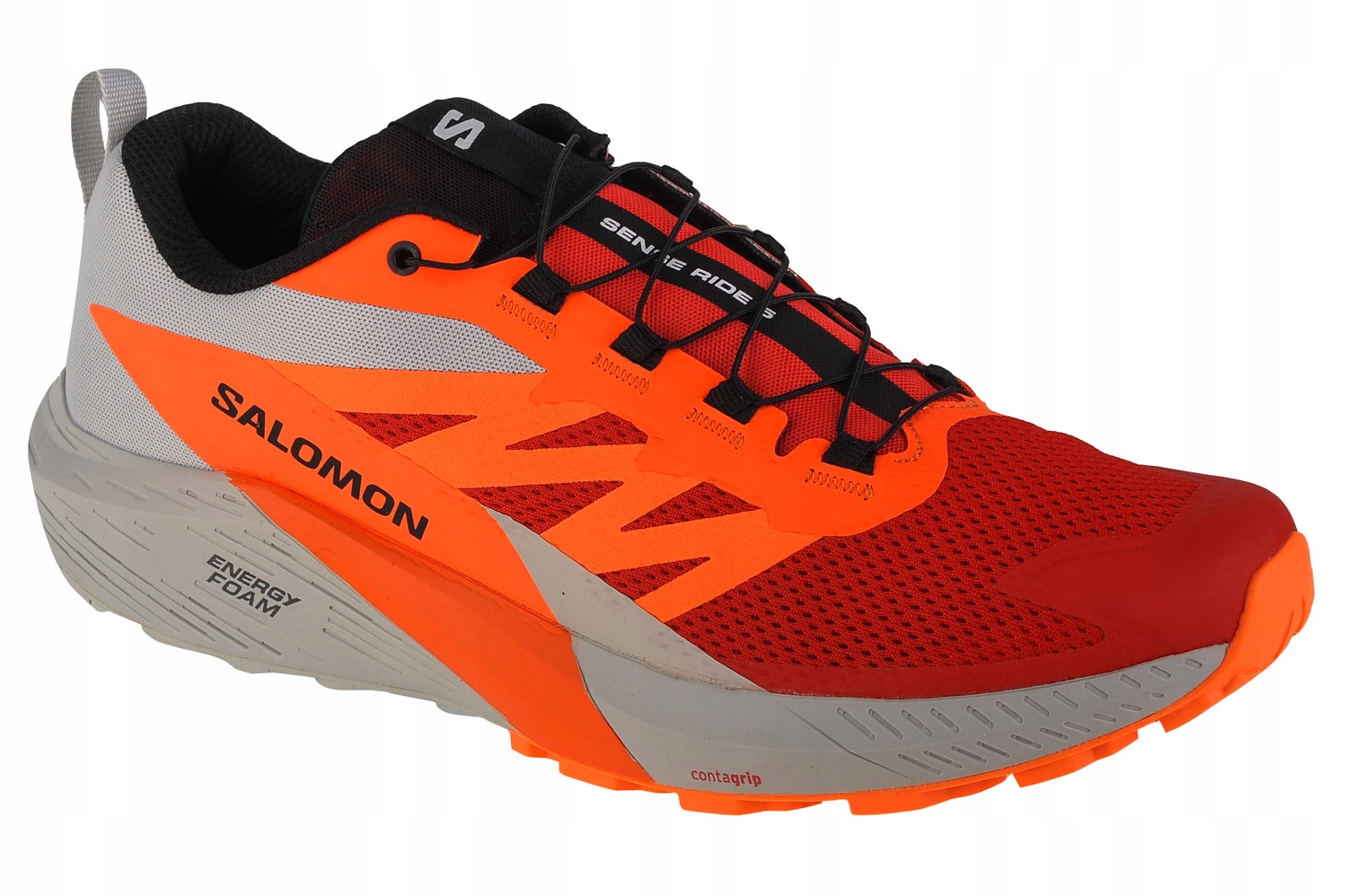 Salomon Sense Ride 5 [47 1/3] Buty Do Biegania Męskie Tkanina Czerwony