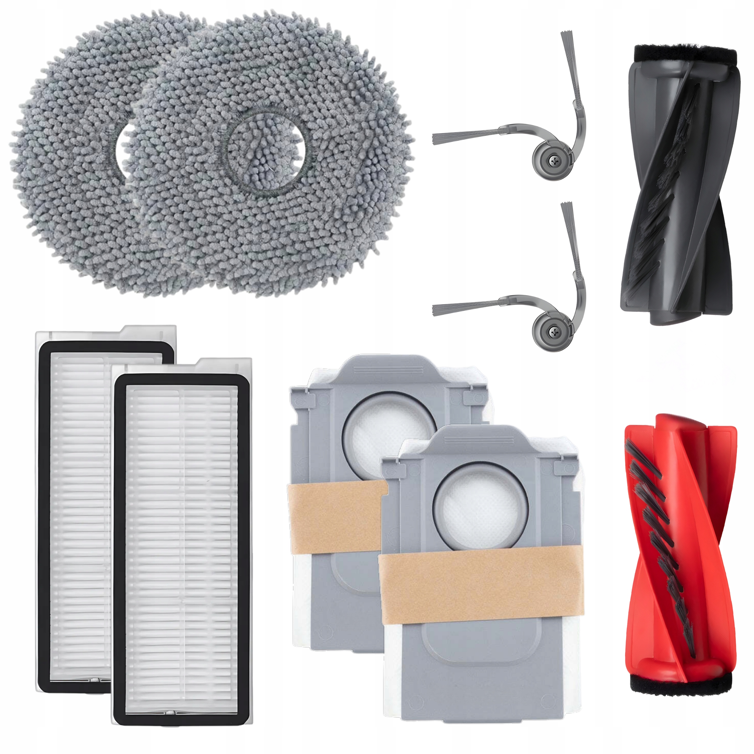 Zestaw akcesoria szczotka worki filtr odkurzacza Roborock QRevo Curv Edge