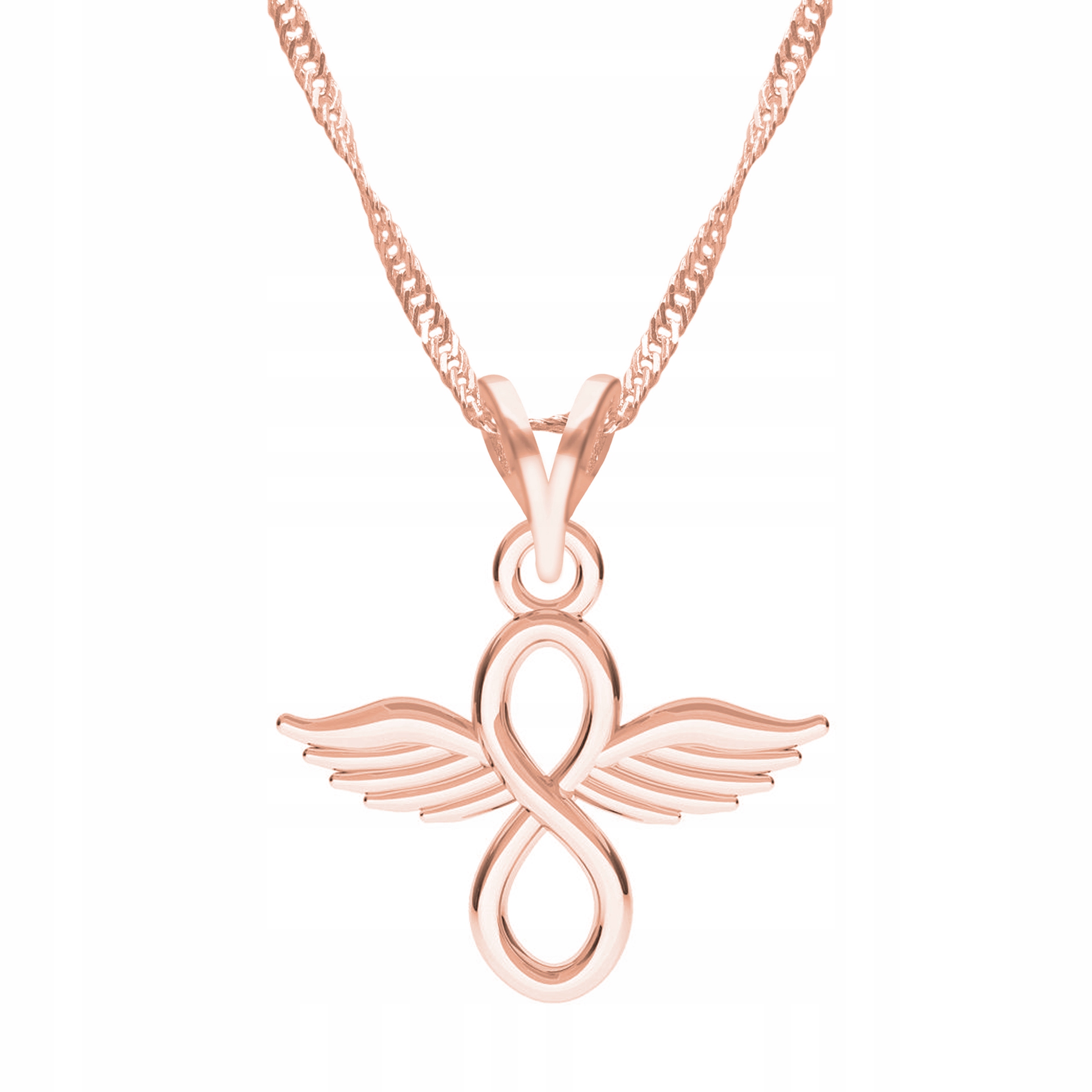 Řetízek zlatý náhrdelník 925 Nekonečno