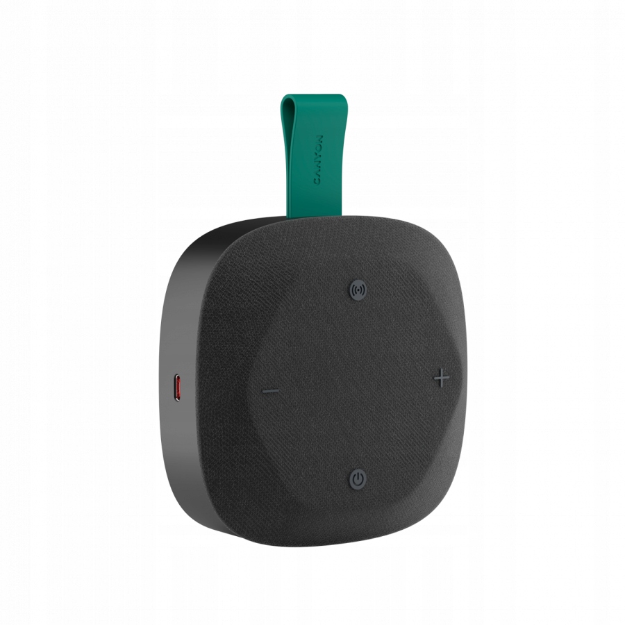 Canyon Hexagon 10 Bluetooth reproduktor 8W Tws IPX5 12h černý-zelený