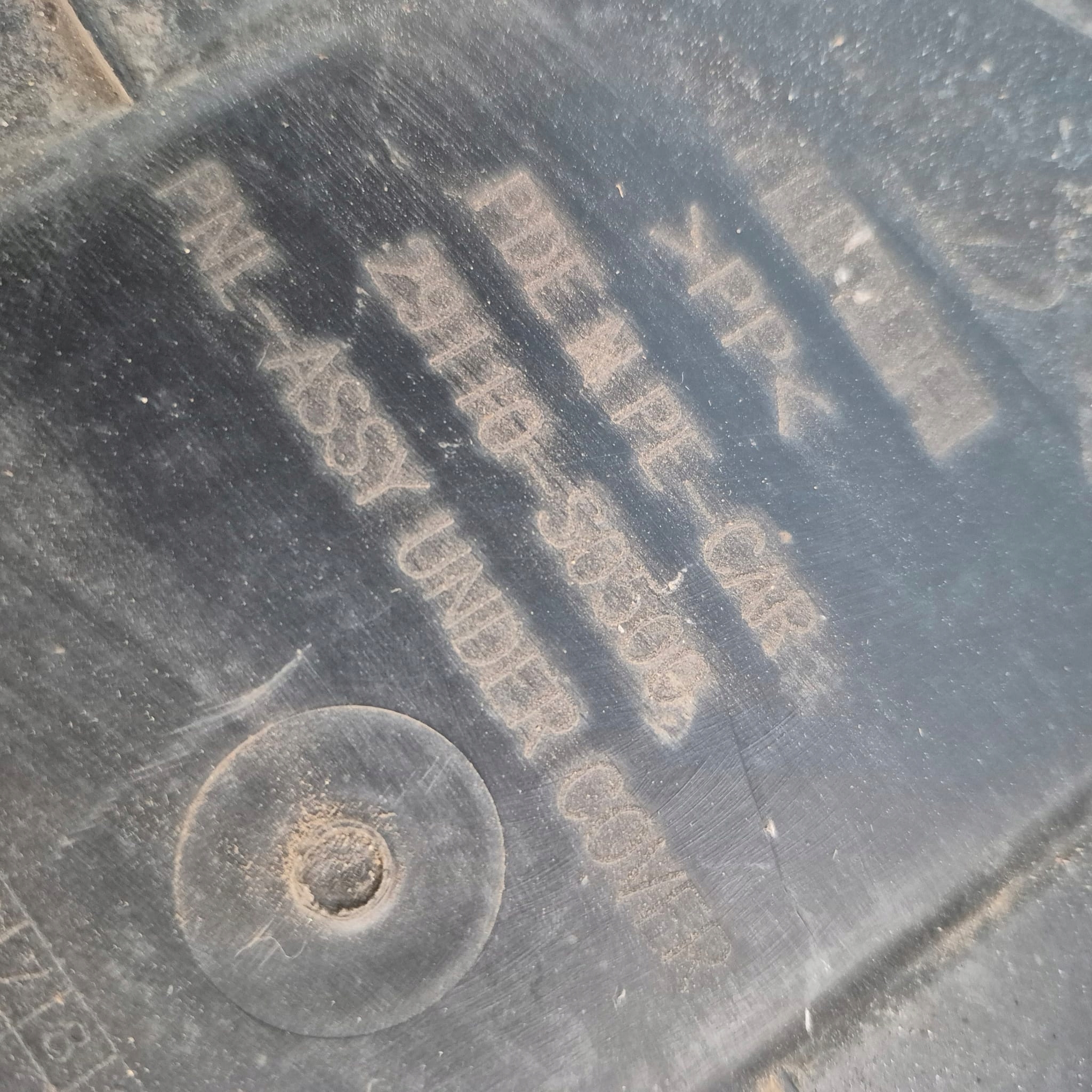 HYUNDAI I30 III 3 N LIFT 20-> cover cover below engine
